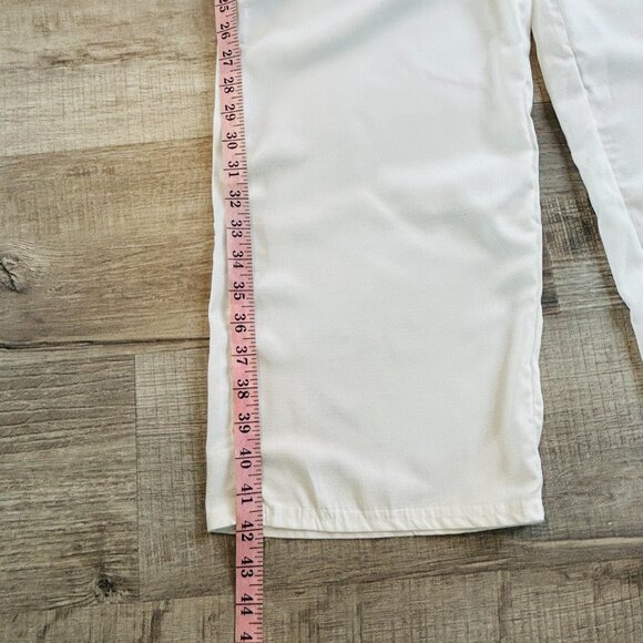 Lightweight jumpsuit with POCKETS and floral print on bib (size S) - Picture 8 of 11